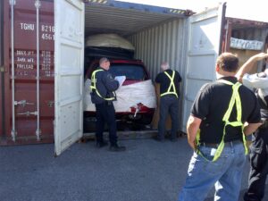 Fraud used to steal vehicles - Recovered Stolen Vehicles in Shipping Container